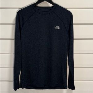 The North Face Men's Dark Blue Long Sleeve Tee